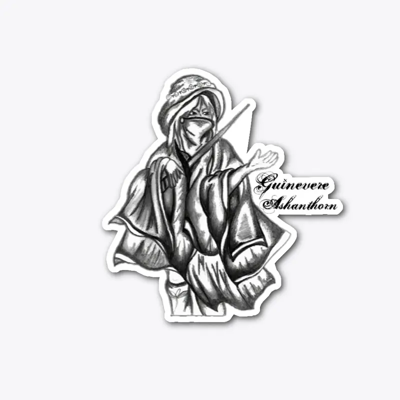 Guinevere Ashanthorn Sticker